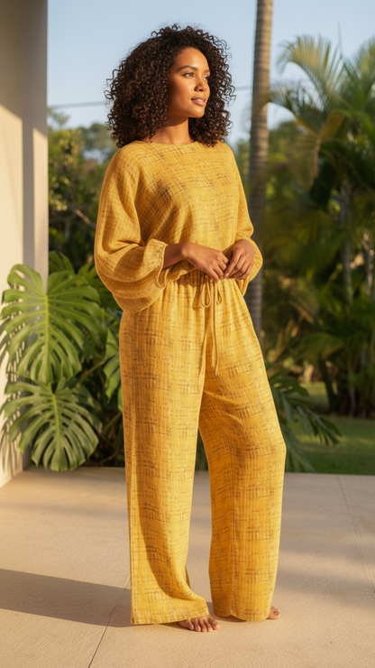 Conjunto Toscana em Crepe EZILDINHA