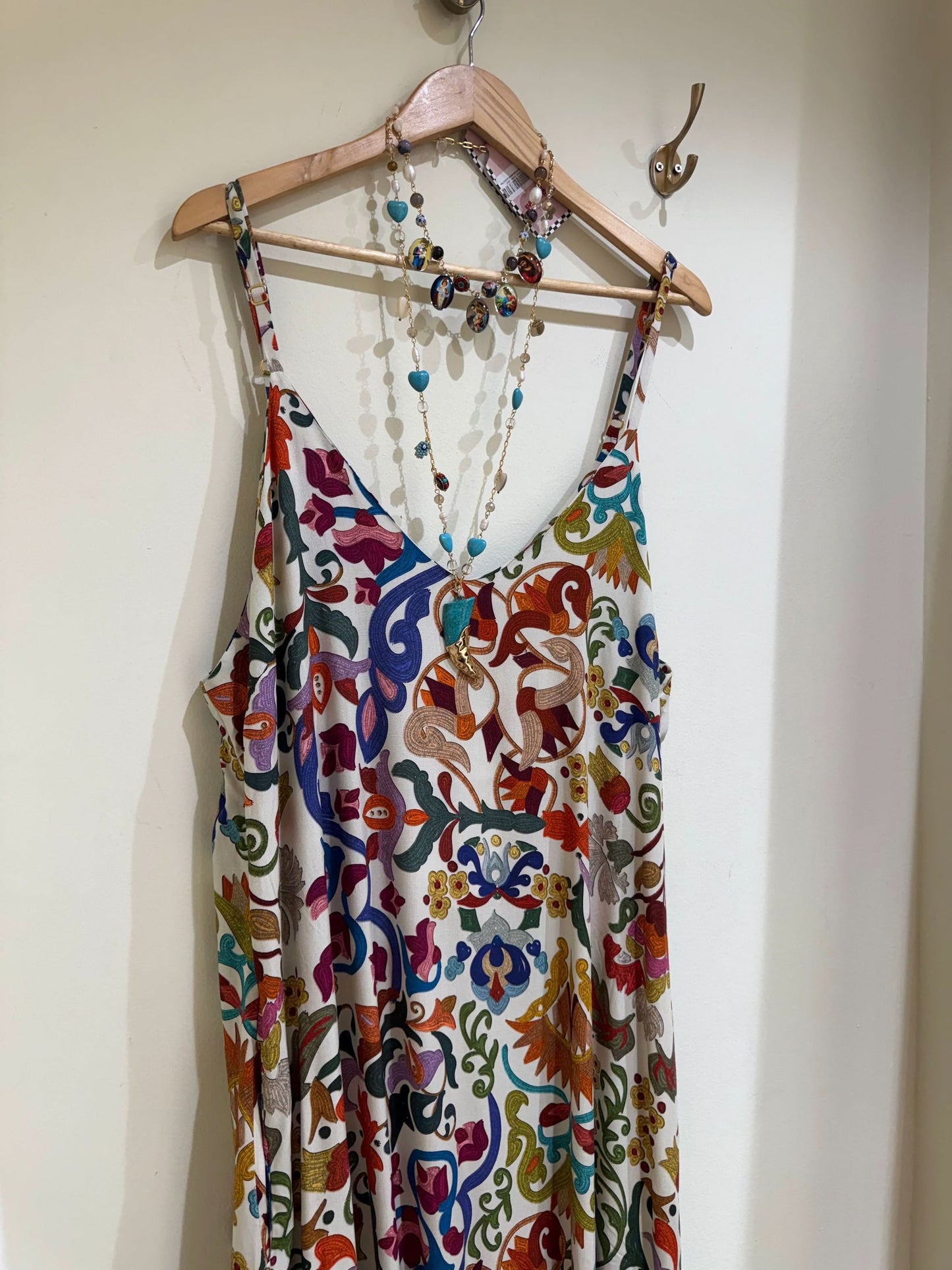 Vestido Alça Tapeçaria EZILDINHA
