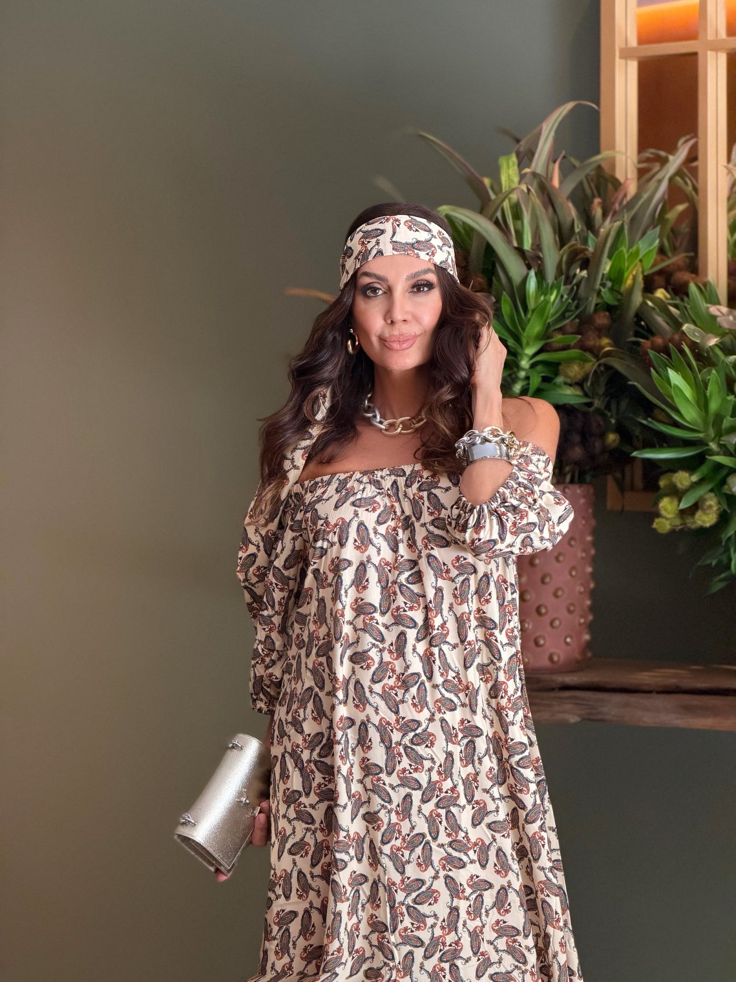 Vestido Ciganinha Kashmir EZILDINHA