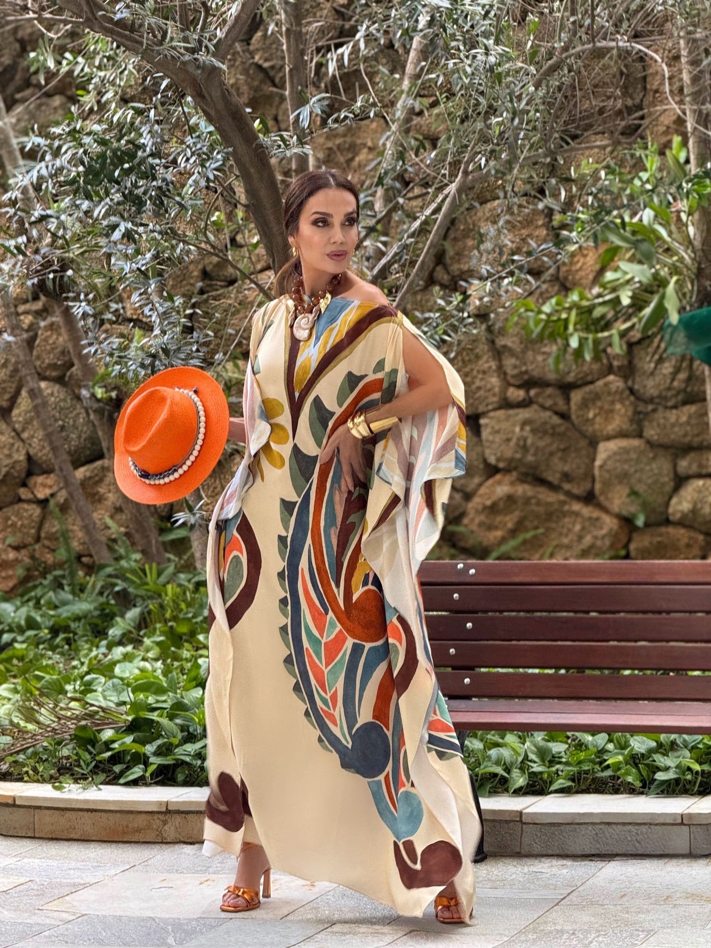 Vestido Kaftan Savannah EZILDINHA