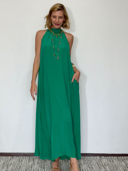 Vestido Laço em Seda Pura EZILDINHA