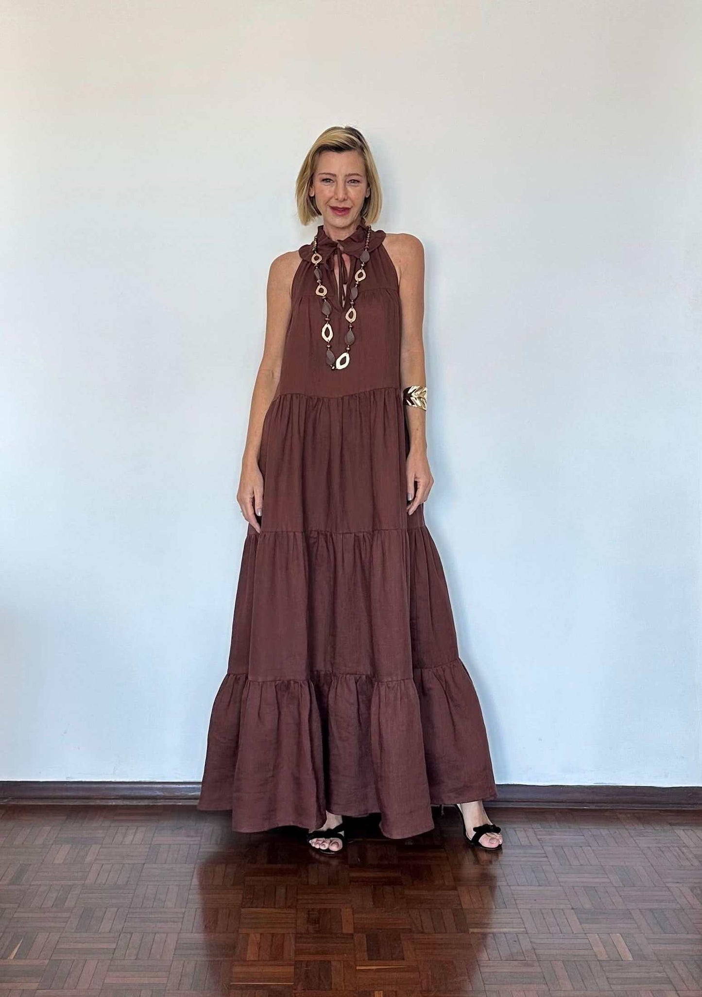 Vestido Santa Fé em Linho EZILDINHA