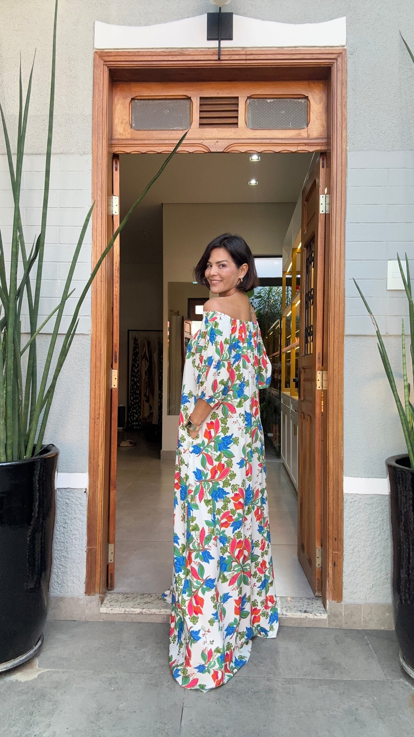 Vestido Ciganinha Garden EZILDINHA