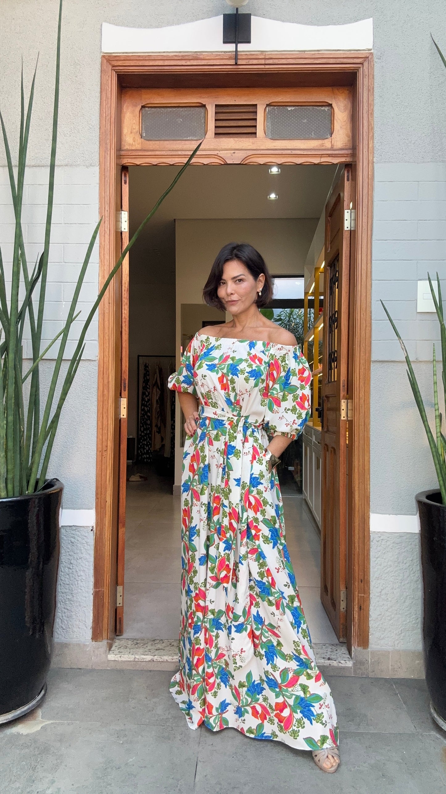 Vestido Ciganinha Garden EZILDINHA
