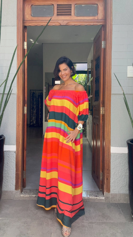 Vestido Ciganinha Cozumel EZILDINHA