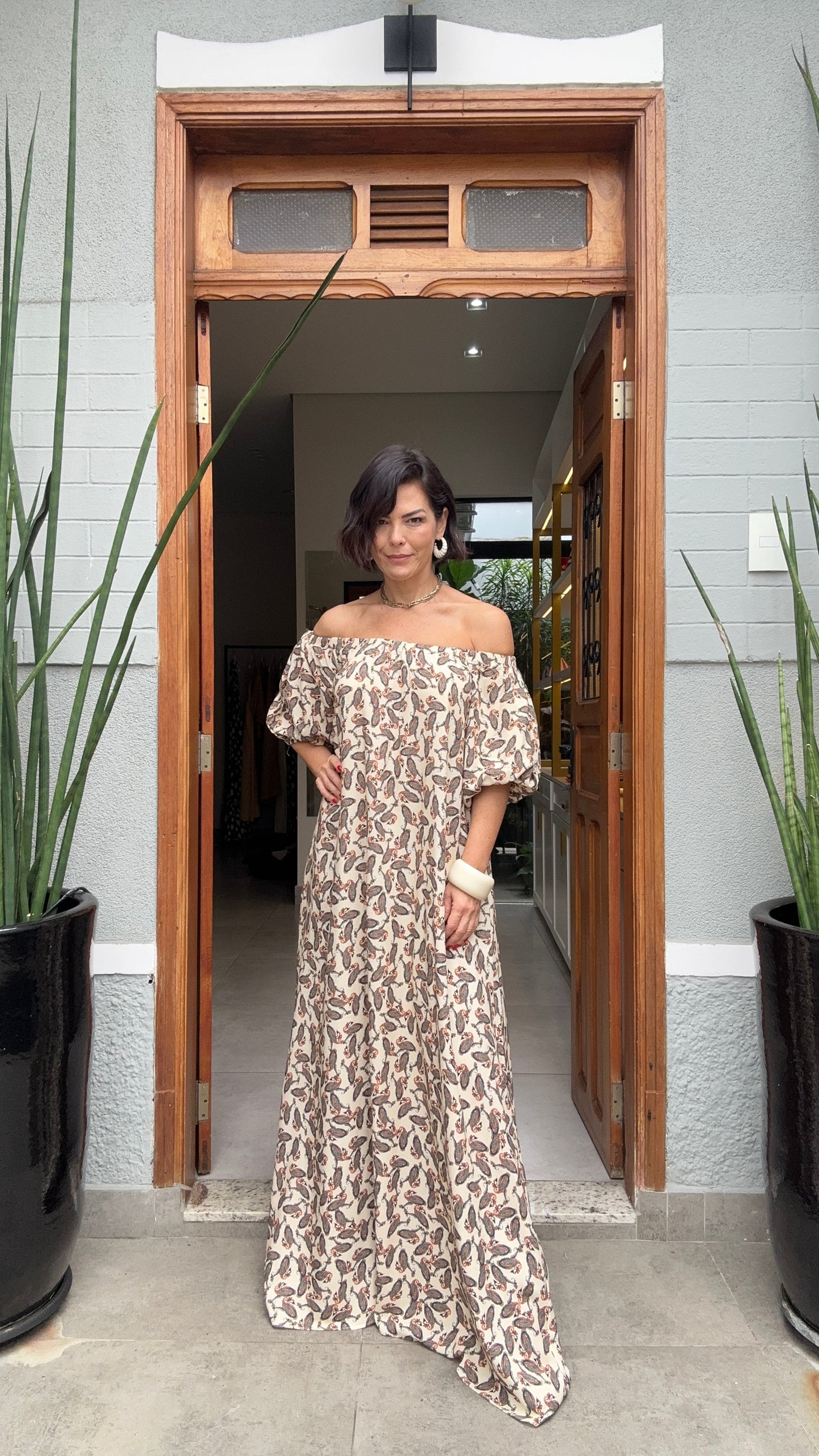 Vestido Ciganinha Kashmir EZILDINHA
