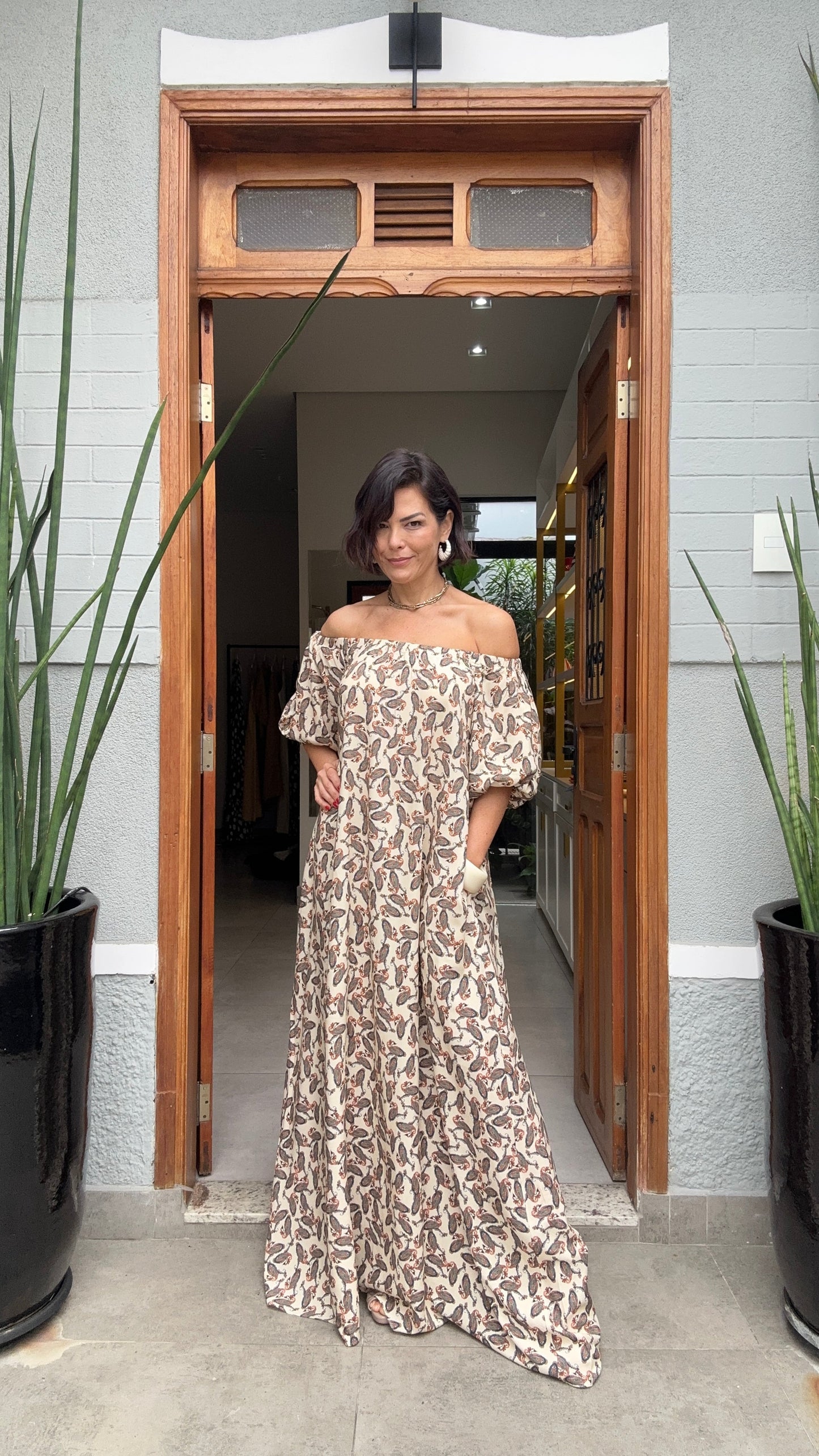 Vestido Ciganinha Kashmir EZILDINHA