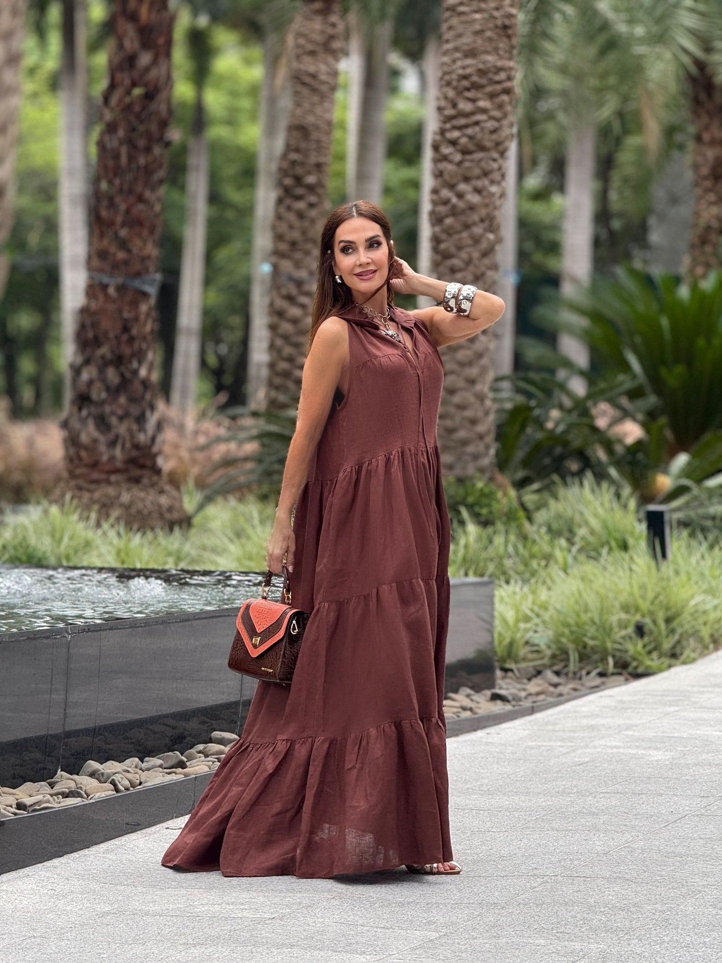 Vestido Santa Fé em Linho EZILDINHA